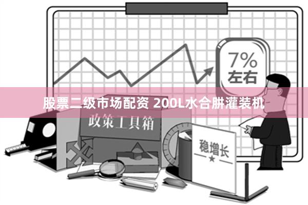 股票二级市场配资 200L水合肼灌装机