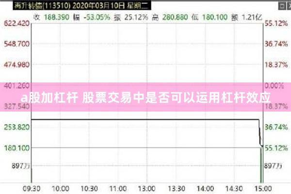 a股加杠杆 股票交易中是否可以运用杠杆效应